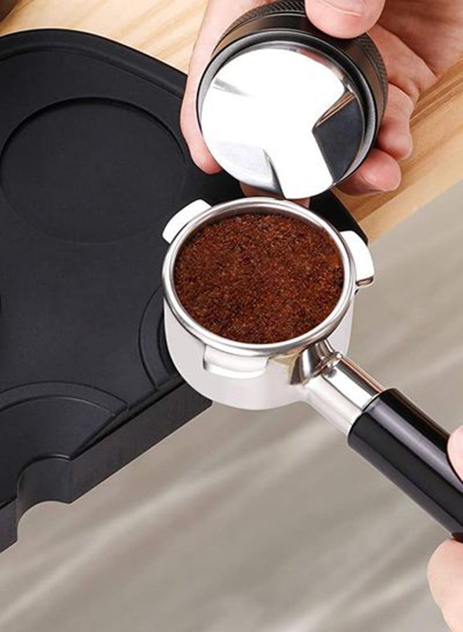 آو 51mm القهوة بلا قاع Portafilter تناسب ومرشح سلة ل سلسلة Delonghi الأسود 21CM - Image 2